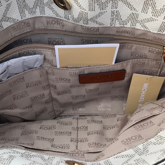 Michael kors jet set large gather shoulder bag new - Picture 7 of 8